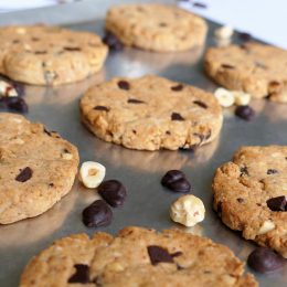 Chocolate Chip and Hazelnut Cookies