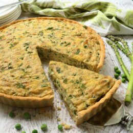 Spring Green Vegetable Tart