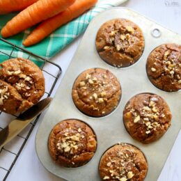 Carrot,Coconut& Pineapple Breakfast Muffins