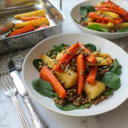 Warm Winter Root Vegetable Salad